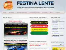 Tablet Screenshot of festina-lente.ro